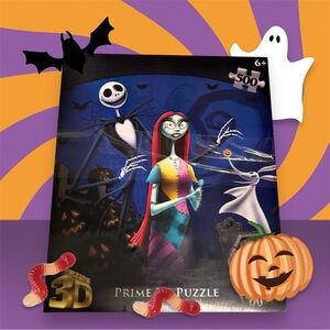 Nightmare Before Christmas Disney Tim Burton 500-Piece Puzzle